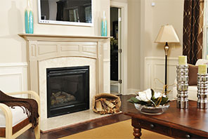 Fireplace millwork and interior trim